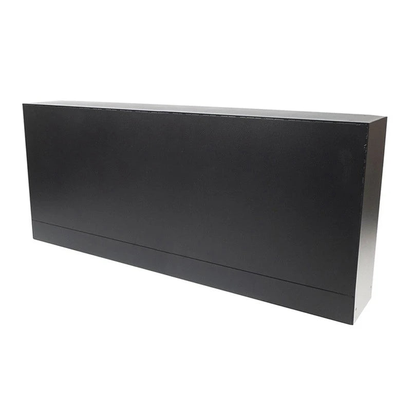 140 cm Black Built-in Bioethanol Fireplace