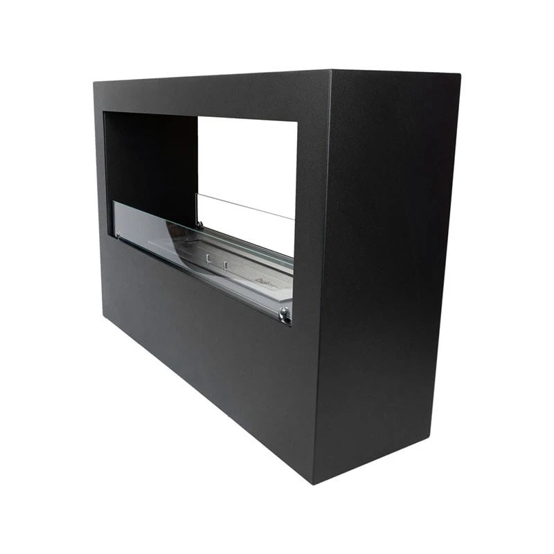 Lansing L - Black Freestanding Bioethanol Fireplace
