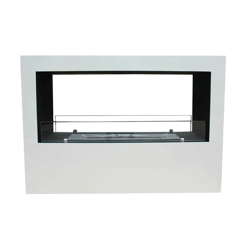 Lareira a Bioetanol - 2 Faces - Branco