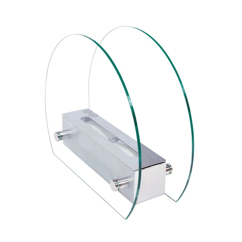 Circular Table Bio Fireplace - Steel
