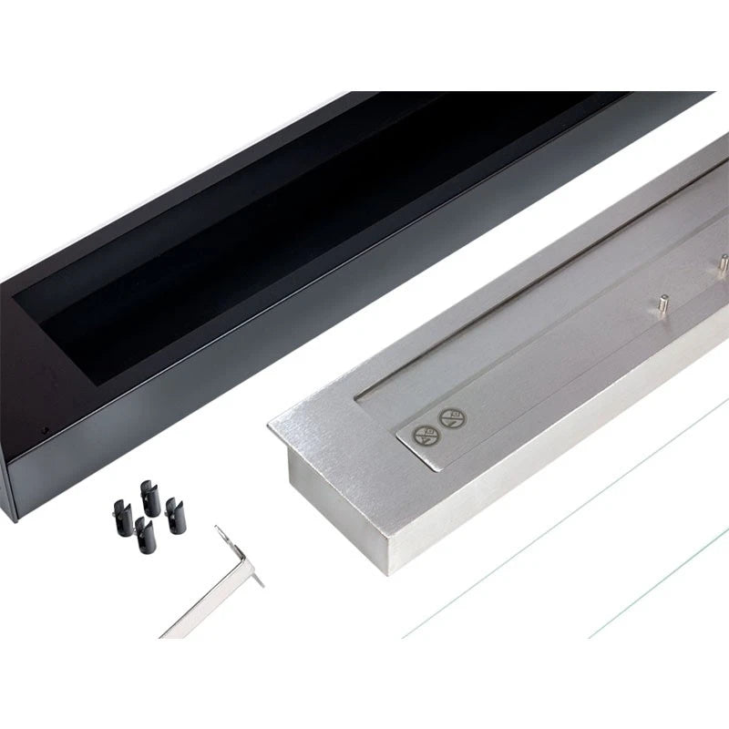 100 cm Built-in See Through Bio Fireplace