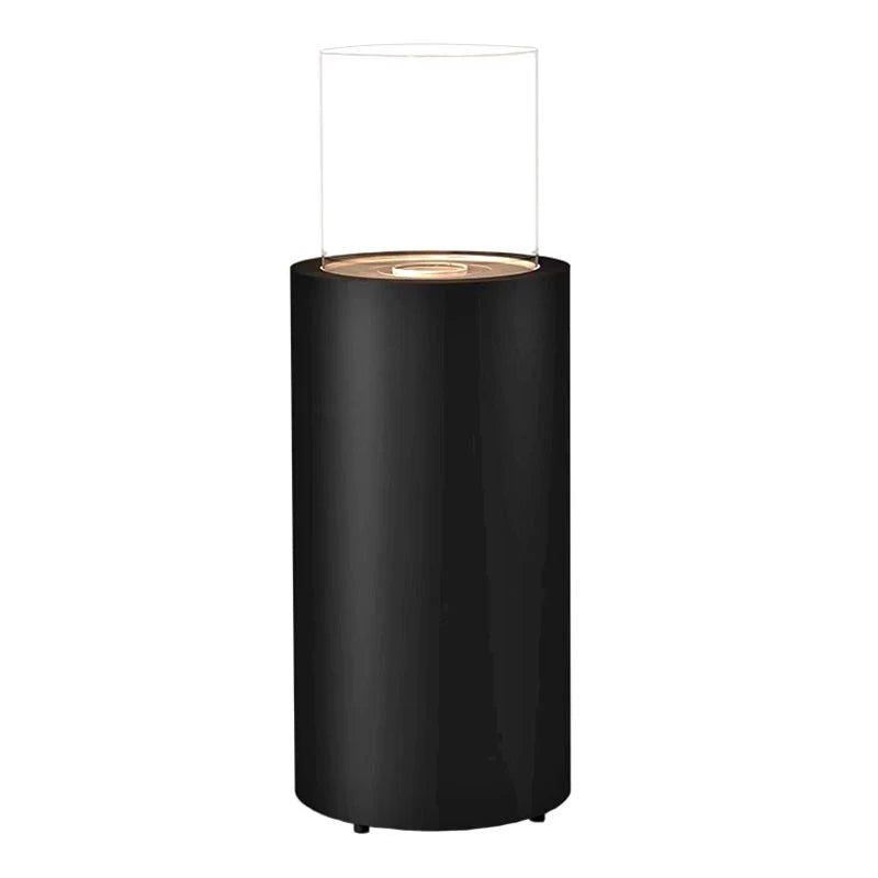 Totem bioethanol fireplace in circular design