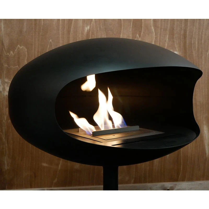 Cocoon Pedestal - Preto com Varão Preto