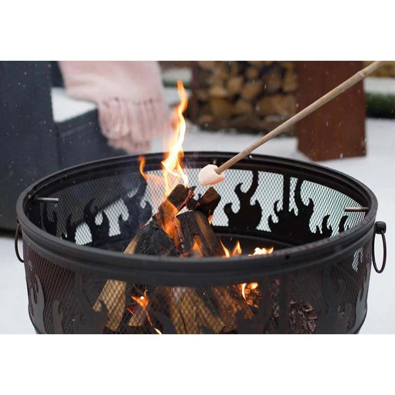 Mesh blazer firepit