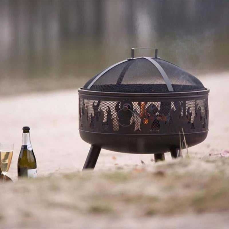 Mesh blazer firepit