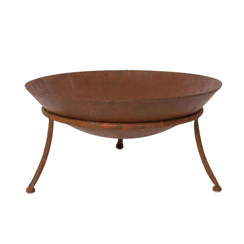 Tulsa Corten Steel Firepit - RedFire