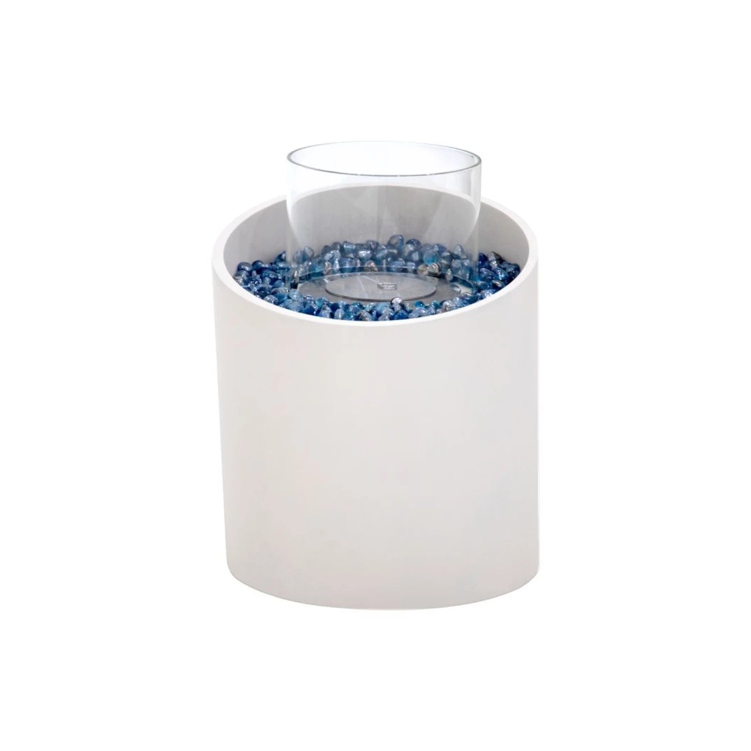 TORRE Coluna de Fogo a Bioetanol M – Branco Creme