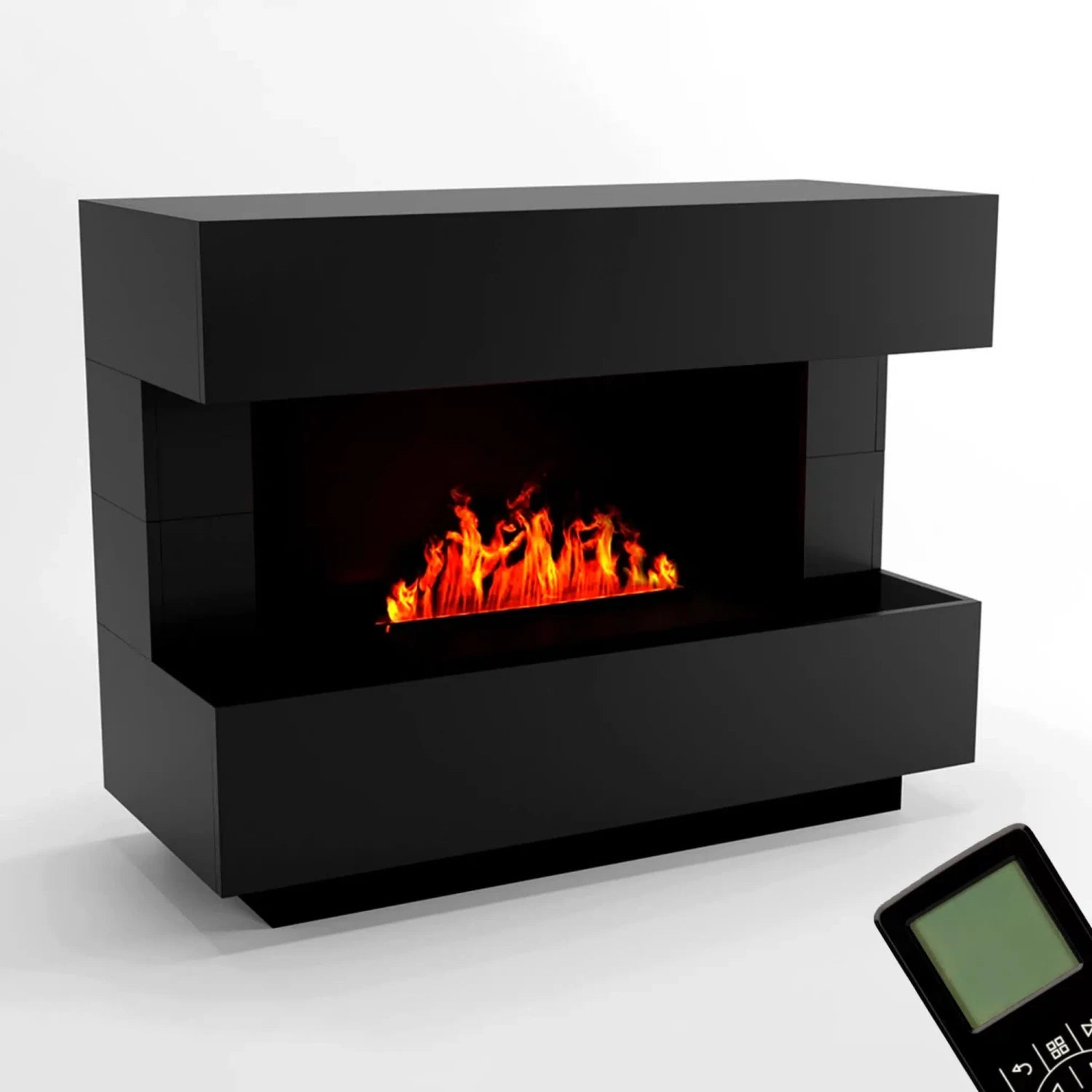 Kant Black - OMC 600 | Freestanding Water Vapour Fireplace