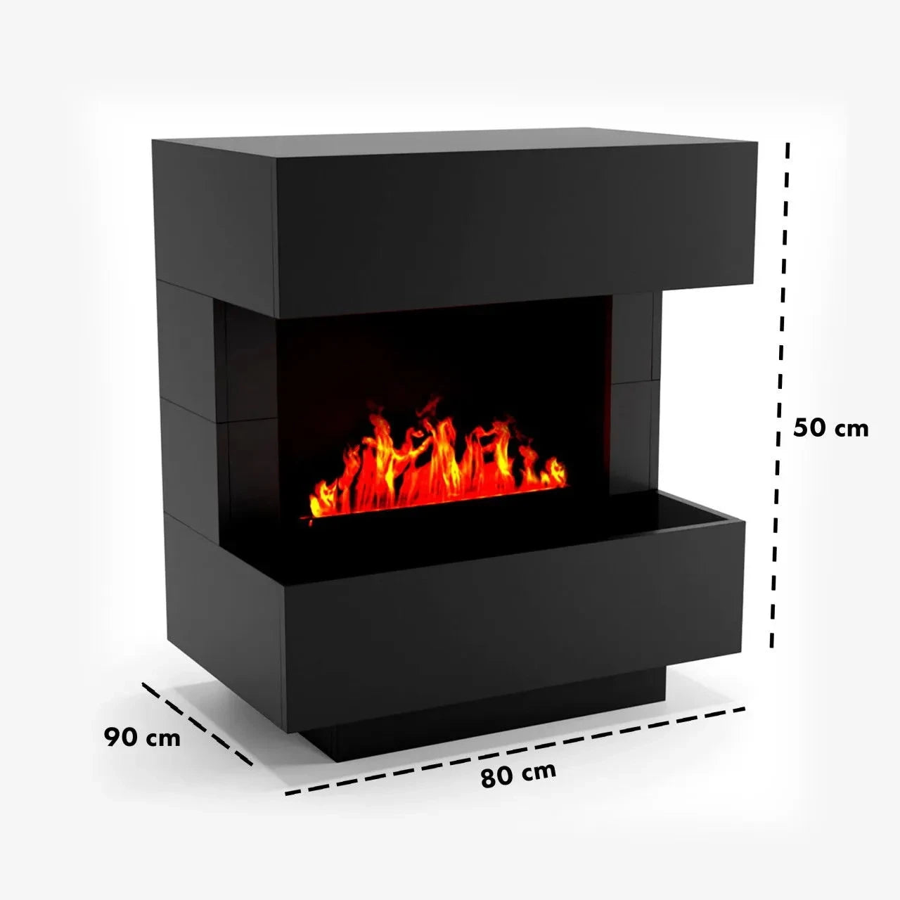 Kleist - Lareira a Vapor OMC 600 - Preto