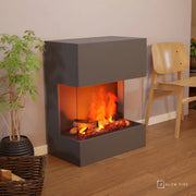 Kästner Grey - OMC 600 | Freestanding Water Vapour Fireplace