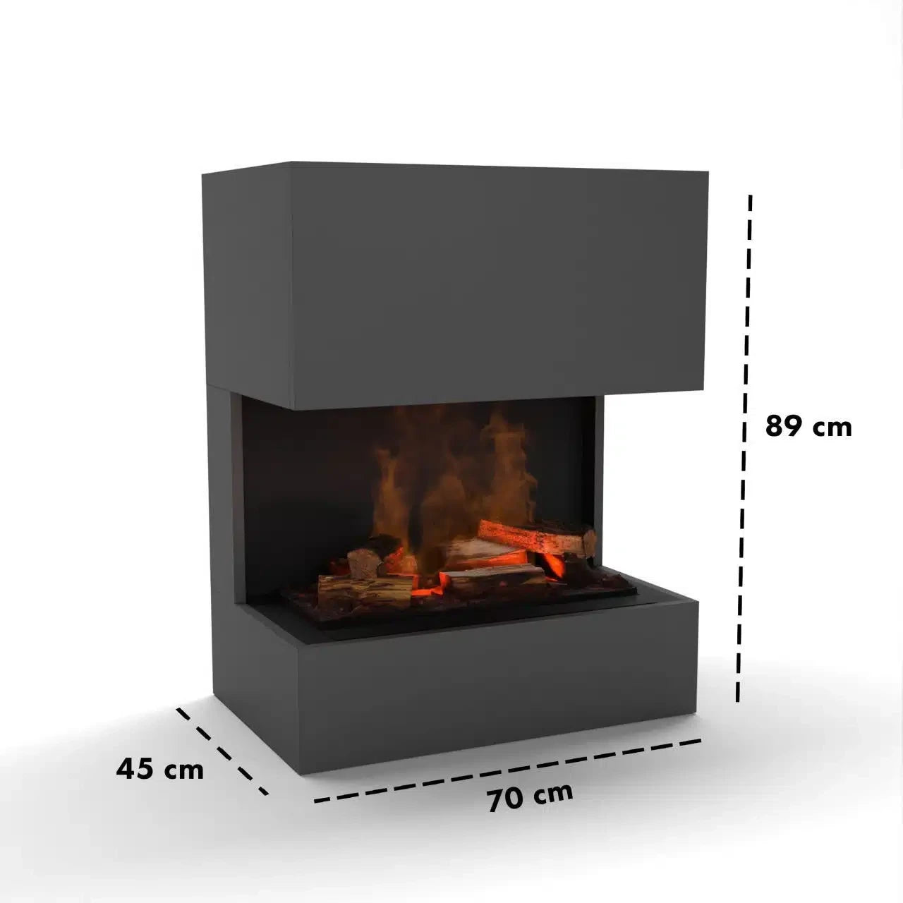 Kästner Grey - OMC 600 | Freestanding Water Vapour Fireplace