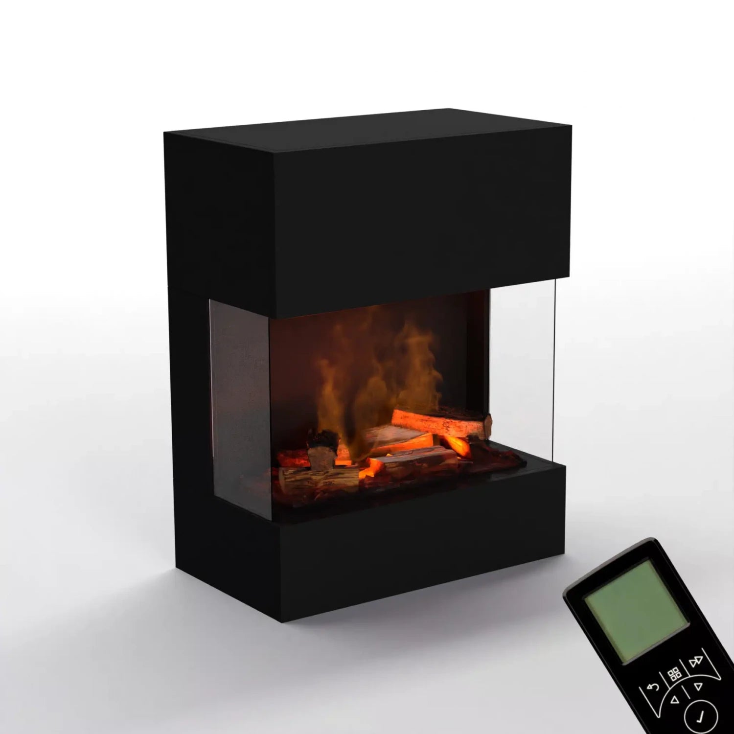 Kästner Preto - OMC 600 | Lareira Independente a Vapor de Água