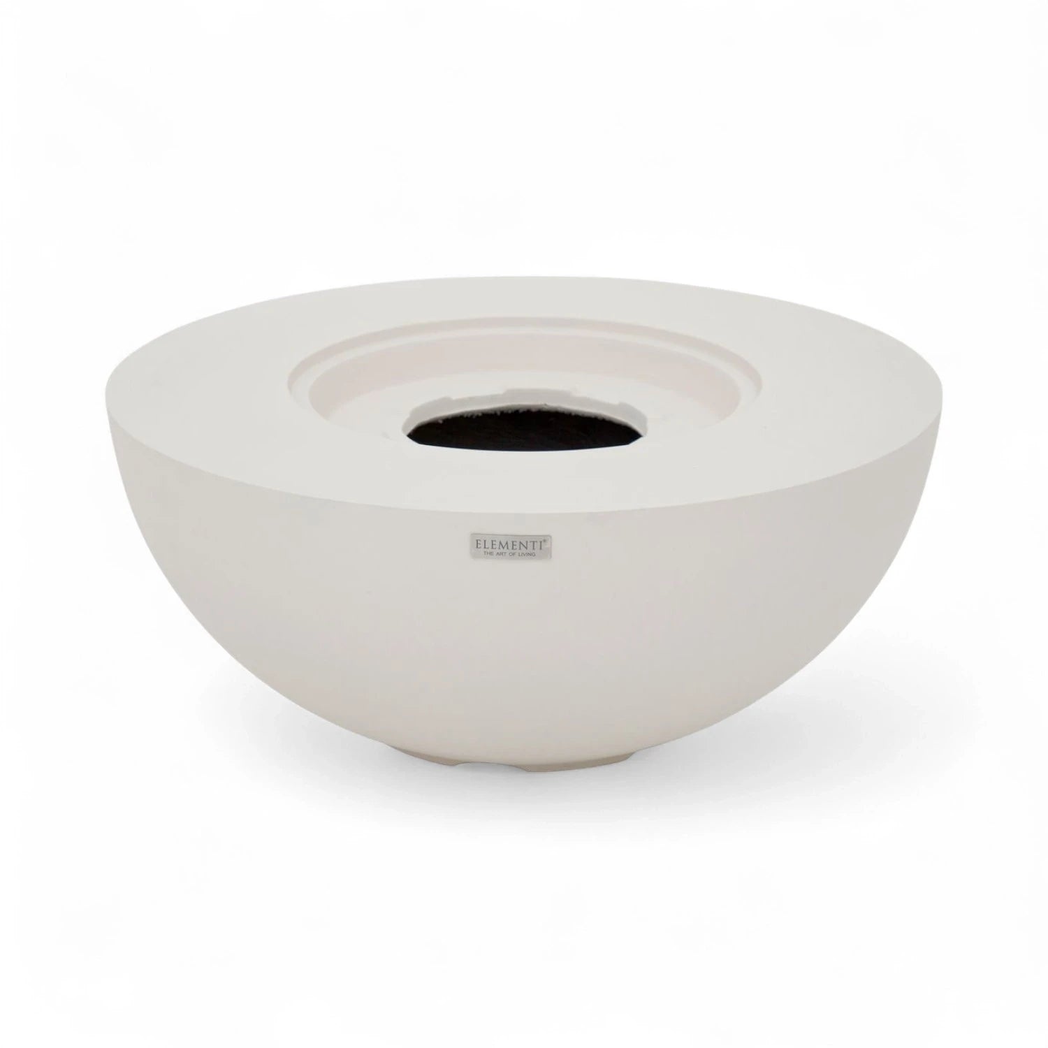 ROCA Bioethanol Fire Pit – Cream White