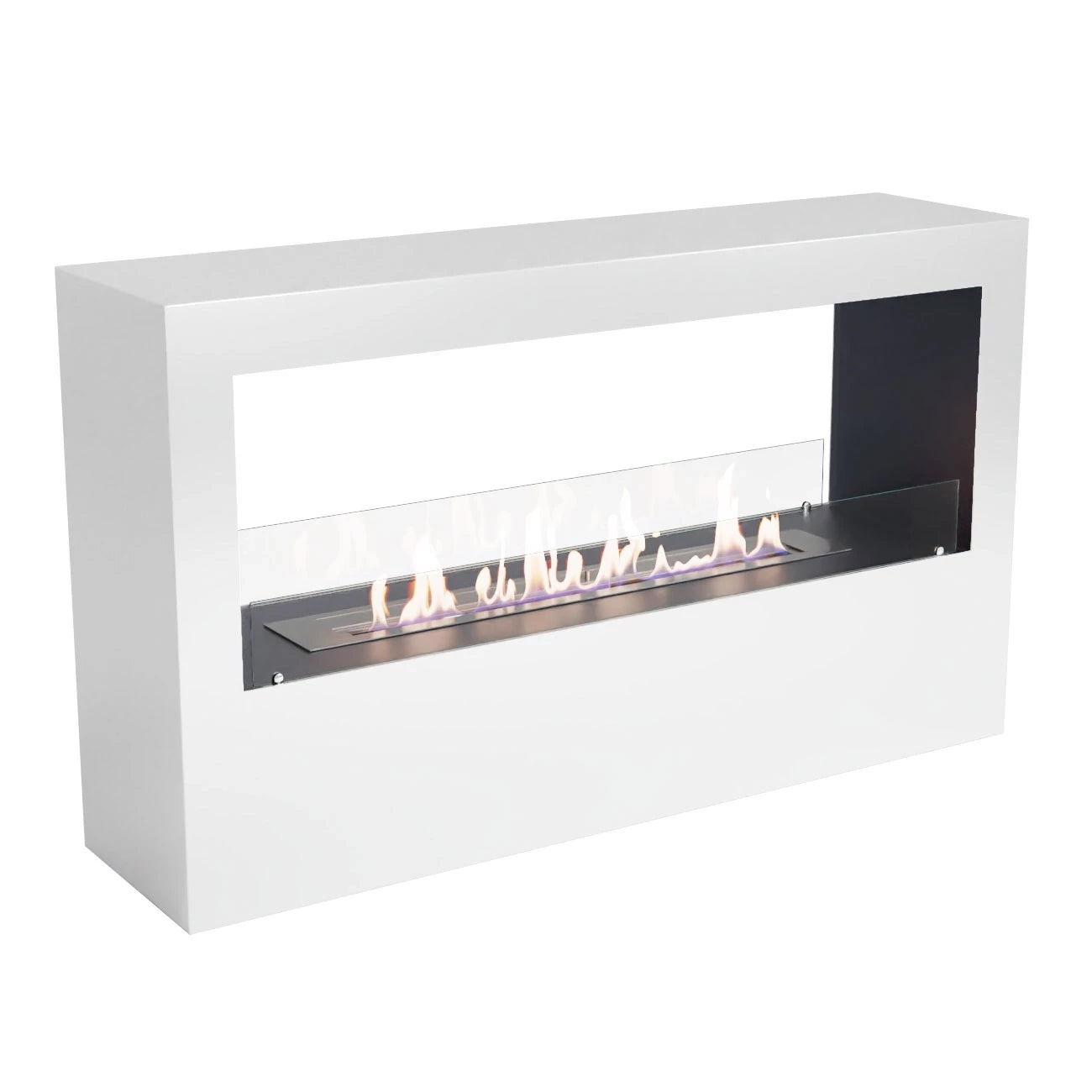 Lareira a Bioetanol - 2 Faces - Branco