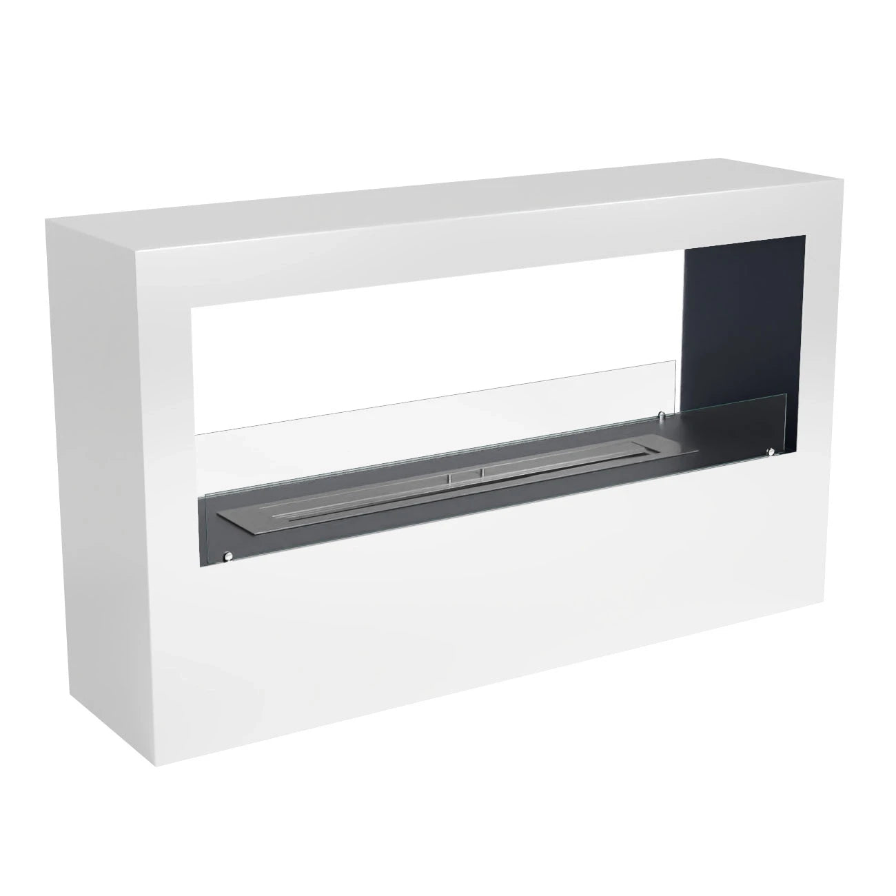 Lareira a Bioetanol - 2 Faces - Branco