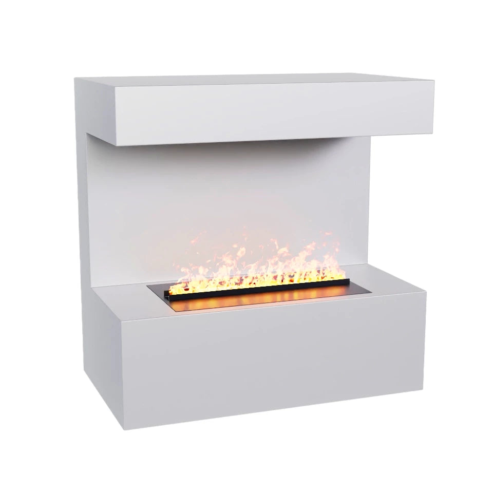 Late Lareira de Vapor de Água de Parede - Branco