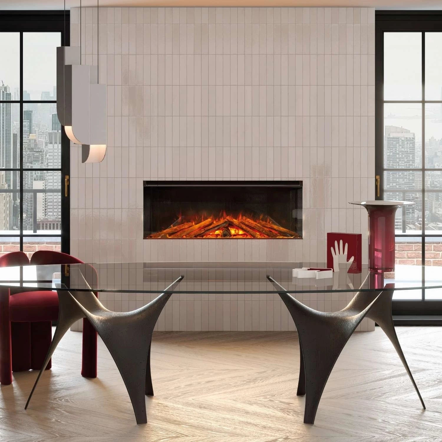 Lumen 1200 Electric Fireplace Insert