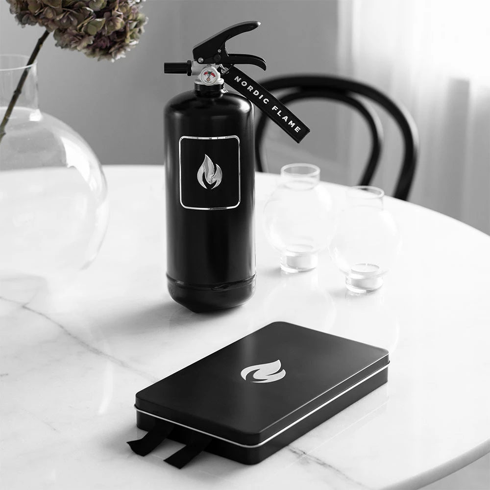 Black Fire Extinguisher 2 kg - Classic