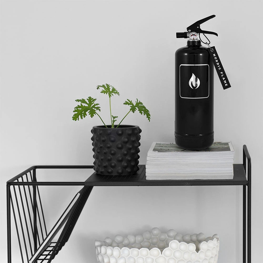 Black Fire Extinguisher 2 kg - Classic