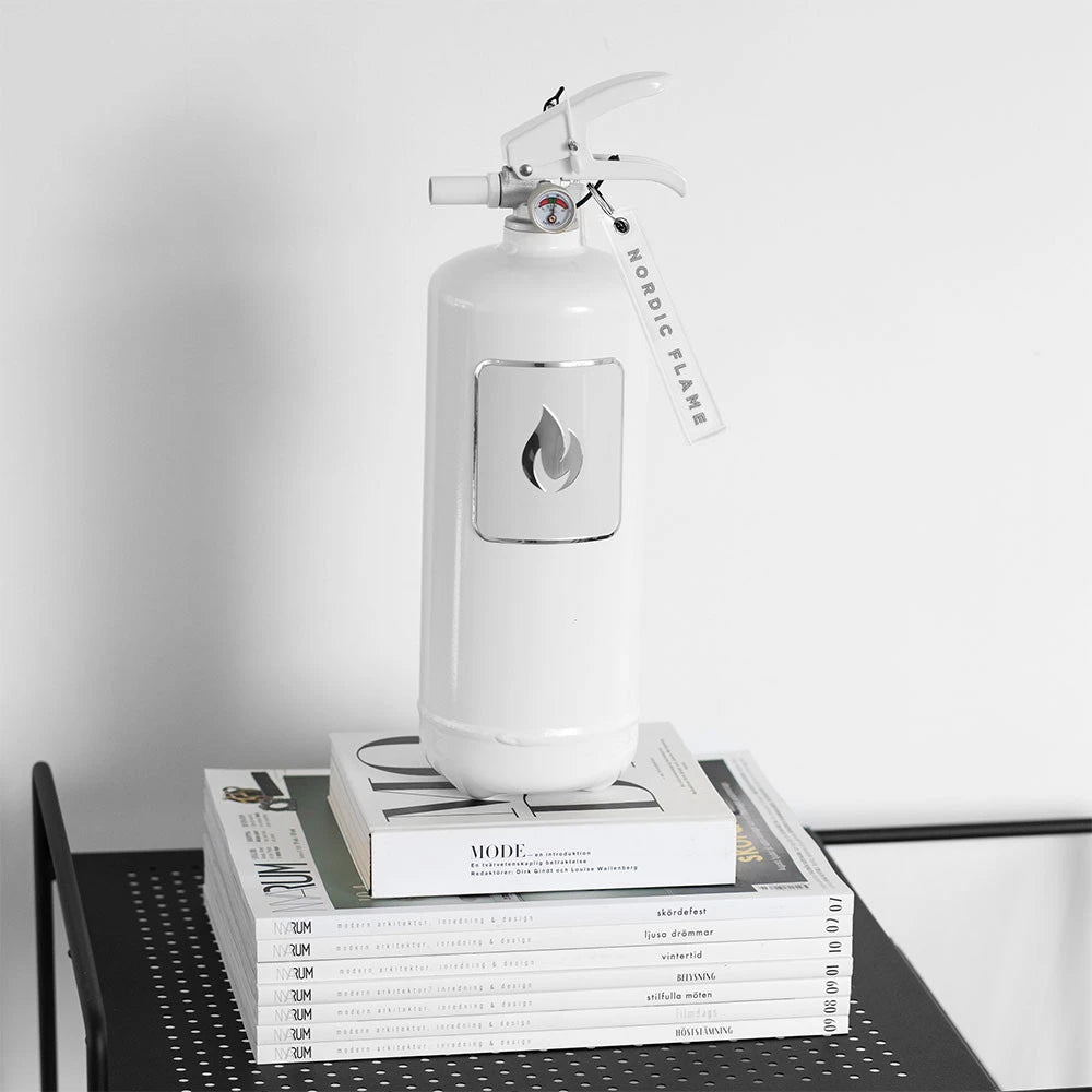 White Fire Extinguisher 2 kg - Classic