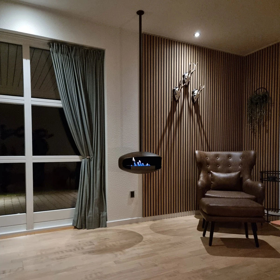 Oxide UFO-50 Ceiling-mounted Bio Fireplace