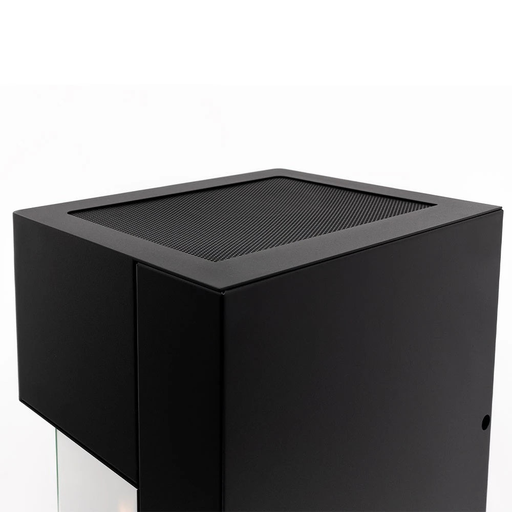 Planika Arcticon Black - Free-standing remote controlled Burning Ethanol Vapors bioethanol fireplace