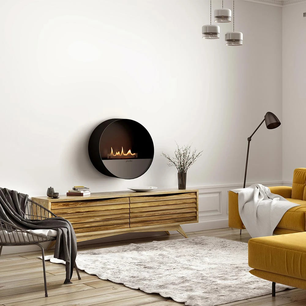 Planika Bubble Wall - Automatic Wall-mounted Bio Fireplace