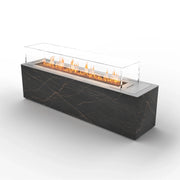 Planika Cabo Laurent freestanding outdoor remote-controlled bioethanol fireplace