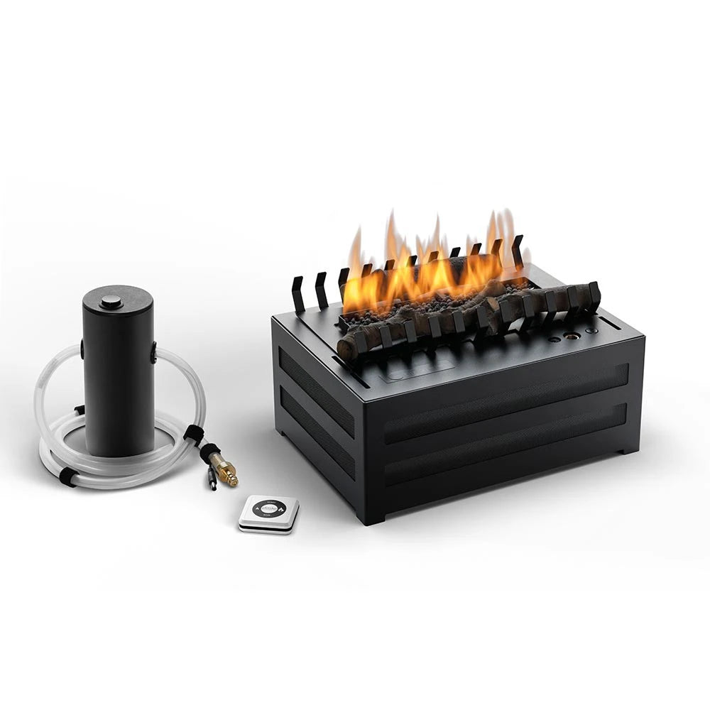Planika Senso Basket automatic free-standing bioethanol fireplace insert