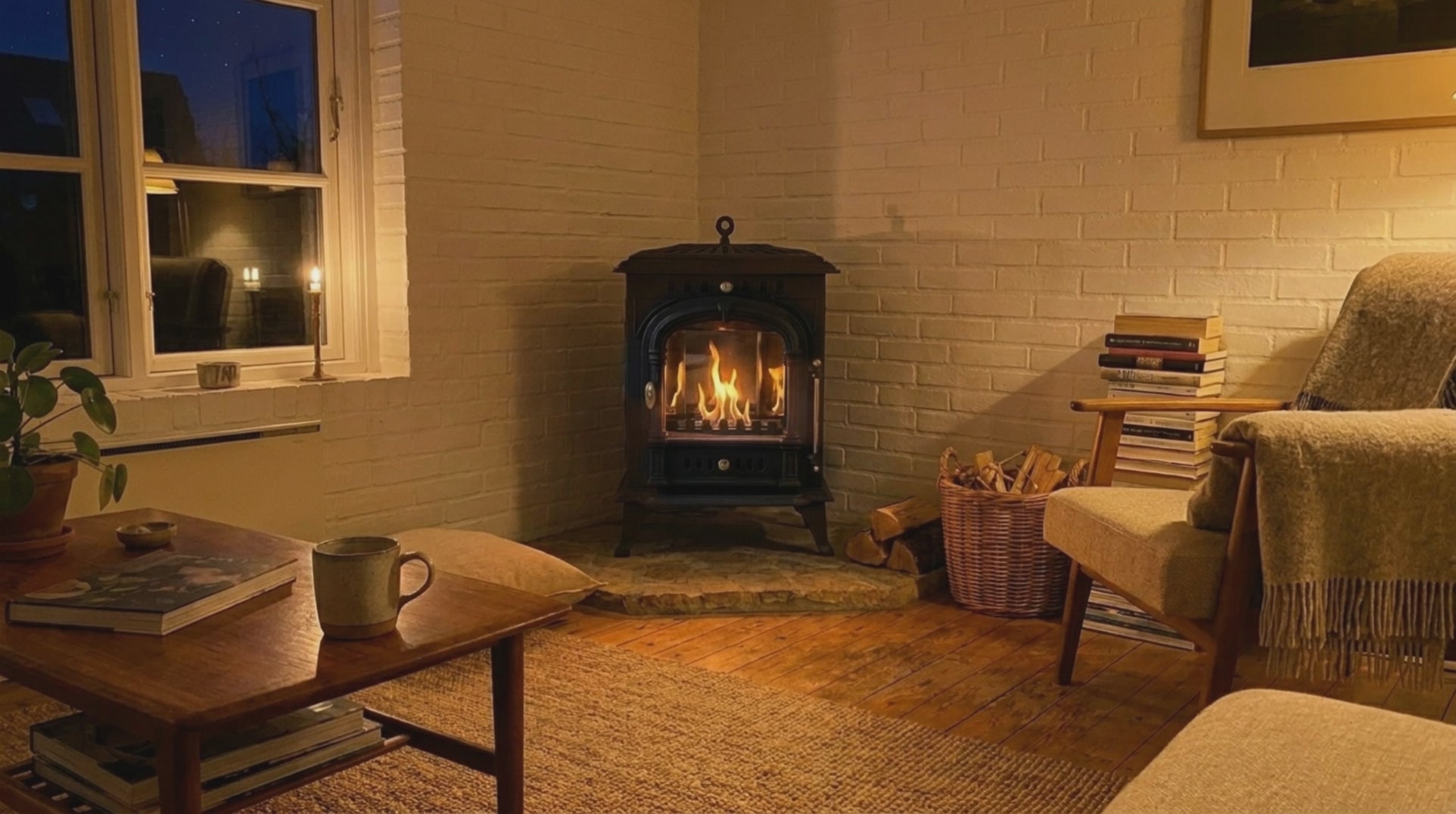 Carregar vídeo: Bergen - Cast Iron Bioethanol Fireplace
