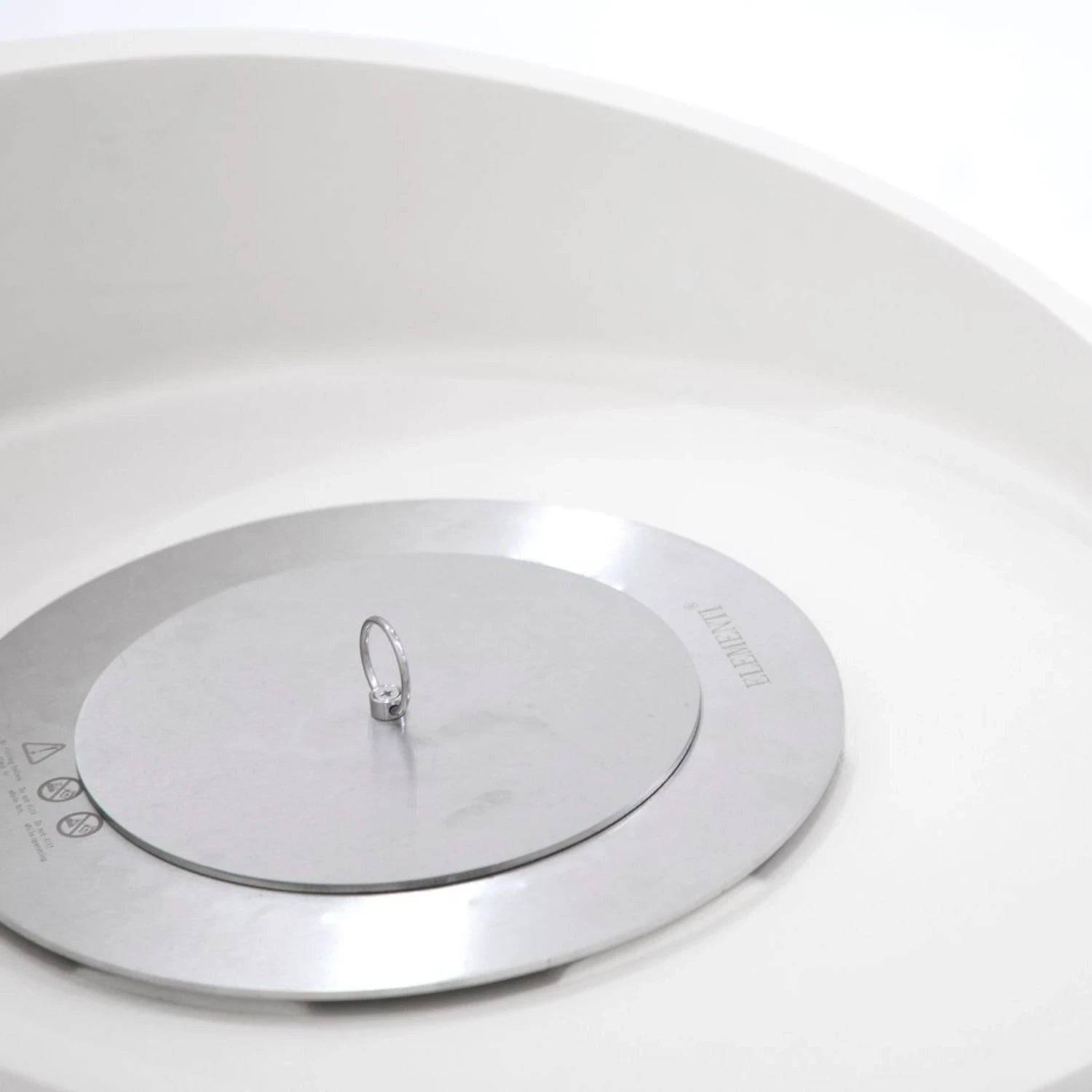 TORRE Coluna de Fogo a Bioetanol M – Branco Creme