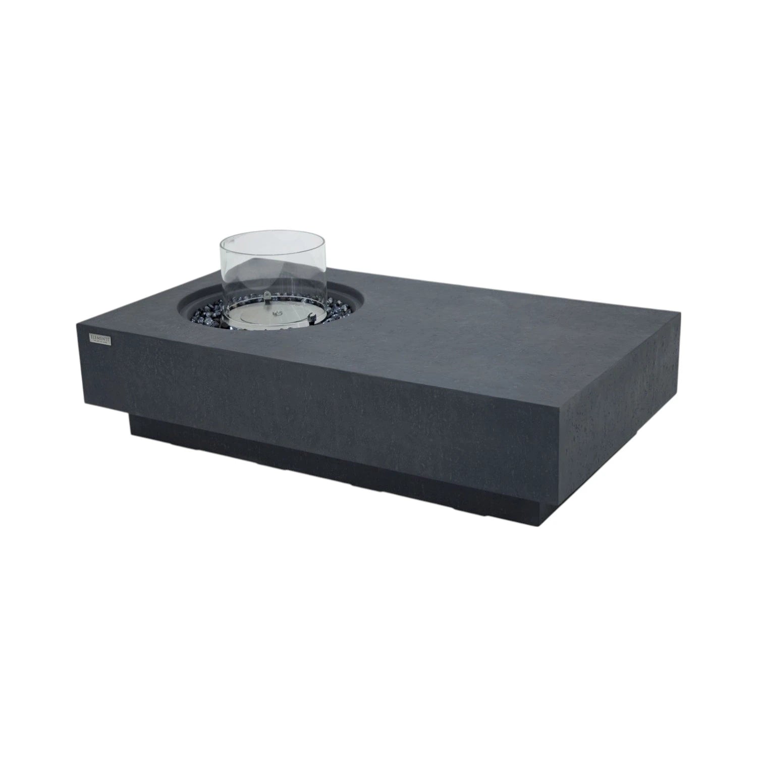 Metropolis Bioethanol Fire Table – Slate Black