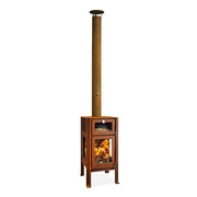 Quercus garden fireplace and pizza oven