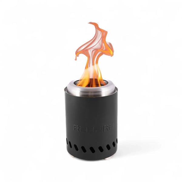 Volcano Pellet Tabletop Fire Pit Small – Black Stainless Steel