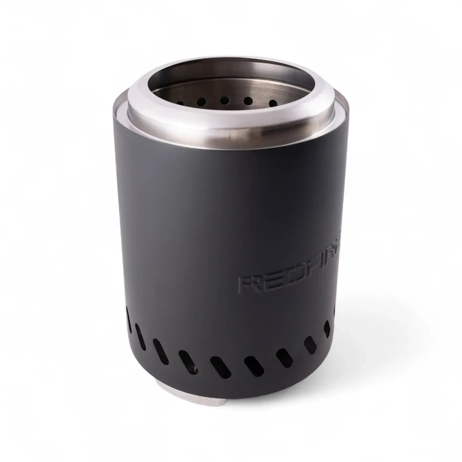Volcano Pellet Tabletop Fire Pit Small – Black Stainless Steel