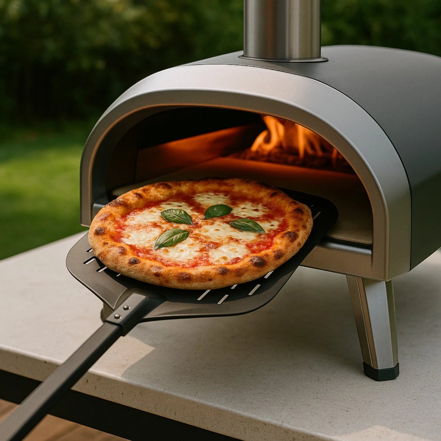 PeelPro 33 Espátula de Pizza em Alumínio Preto
