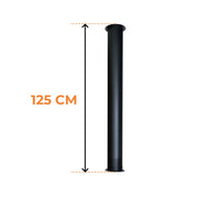 Toronto Pipe 125 cm – Total Length 165 cm
