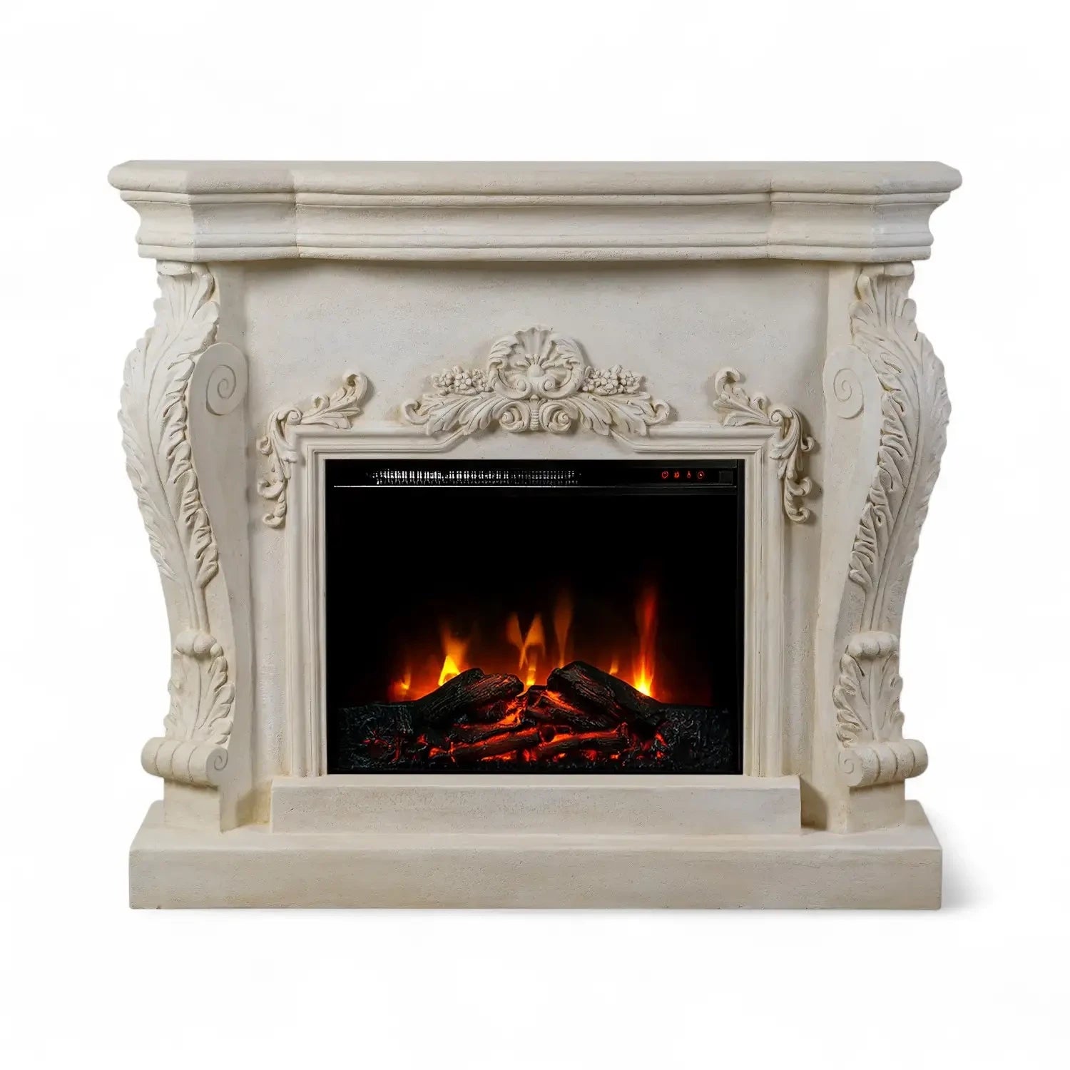 Ymir - Electric Fireplace in Polystone
