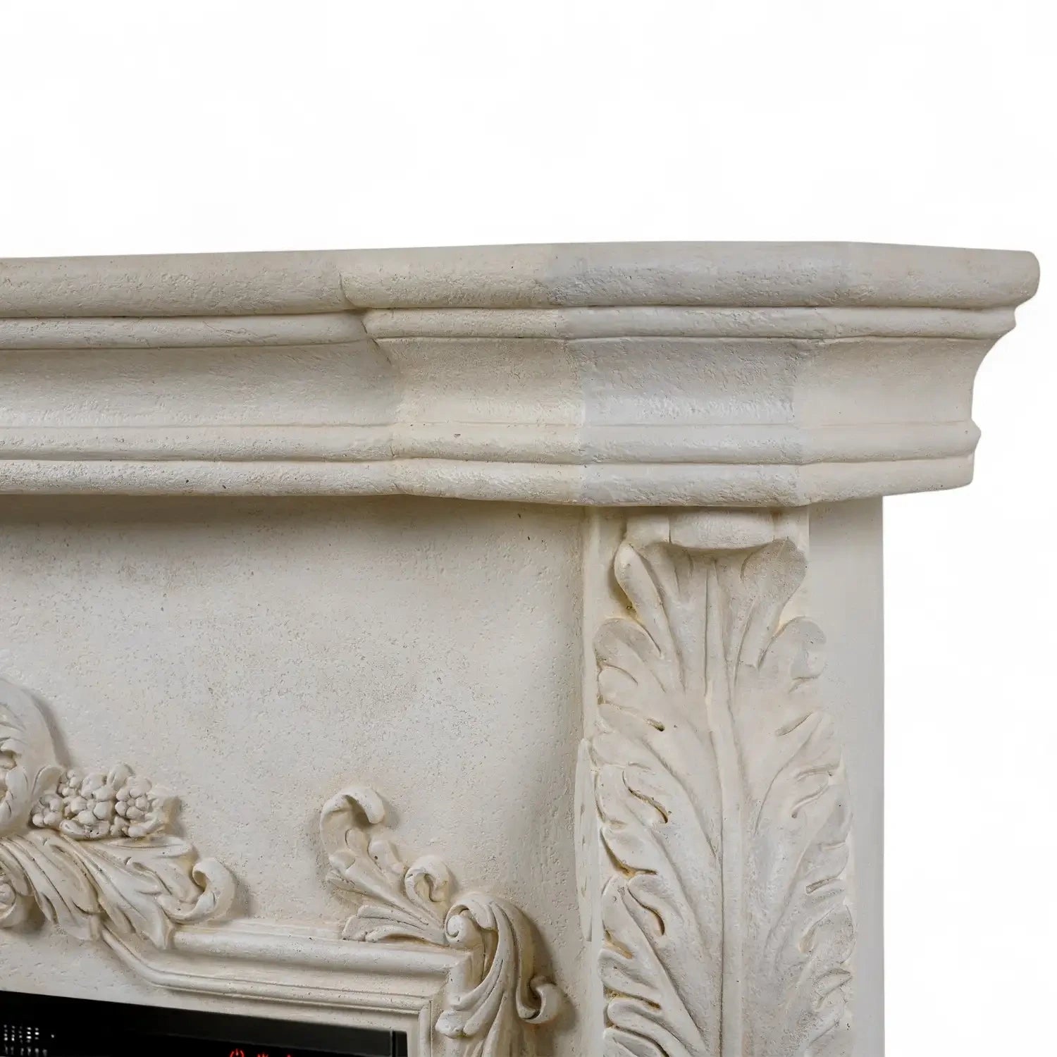 Ymir - Electric Fireplace in Polystone