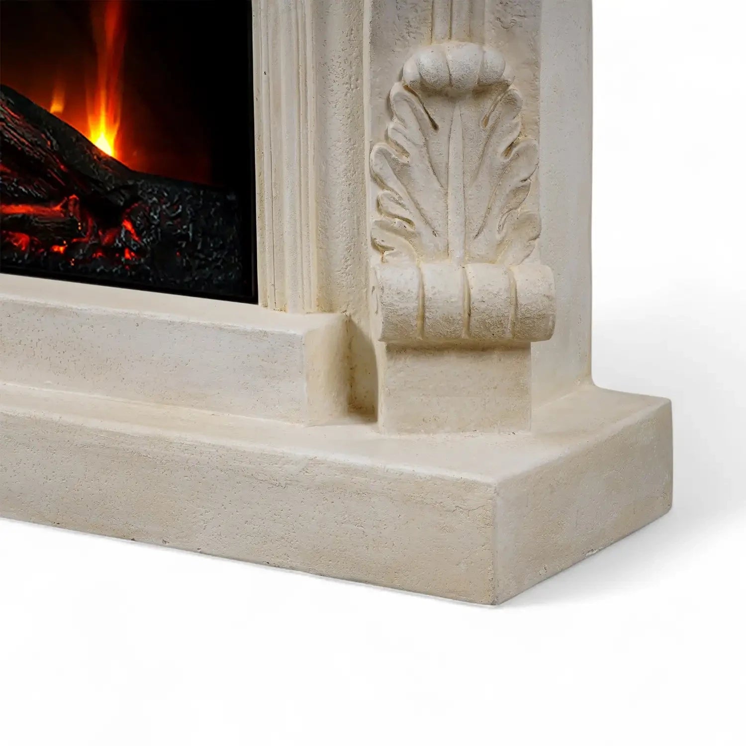 Ymir - Electric Fireplace in Polystone