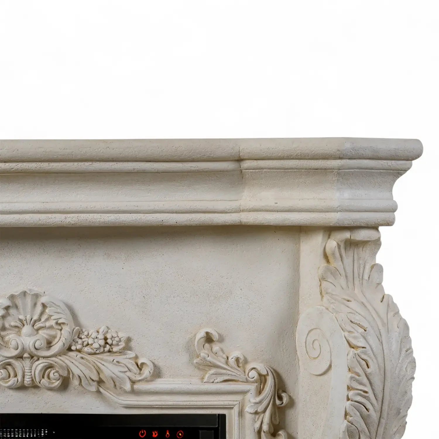 Ymir - Electric Fireplace in Polystone
