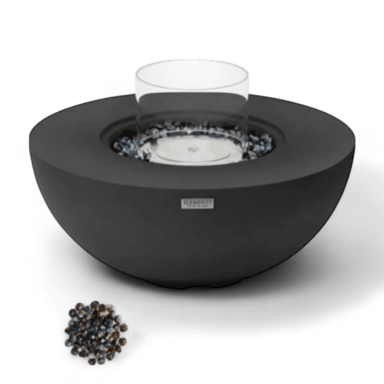ROCA Bioethanol Fire Pit – Matte Black