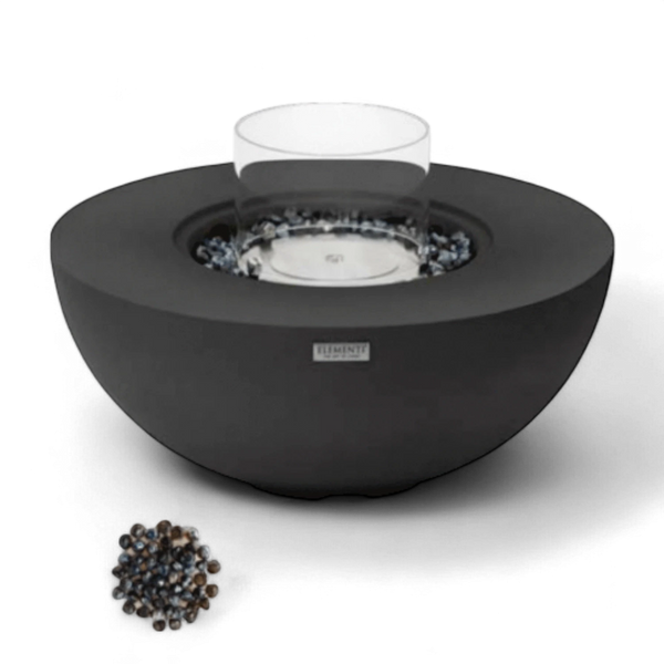 ROCA Bioethanol Fire Pit – Matte Black