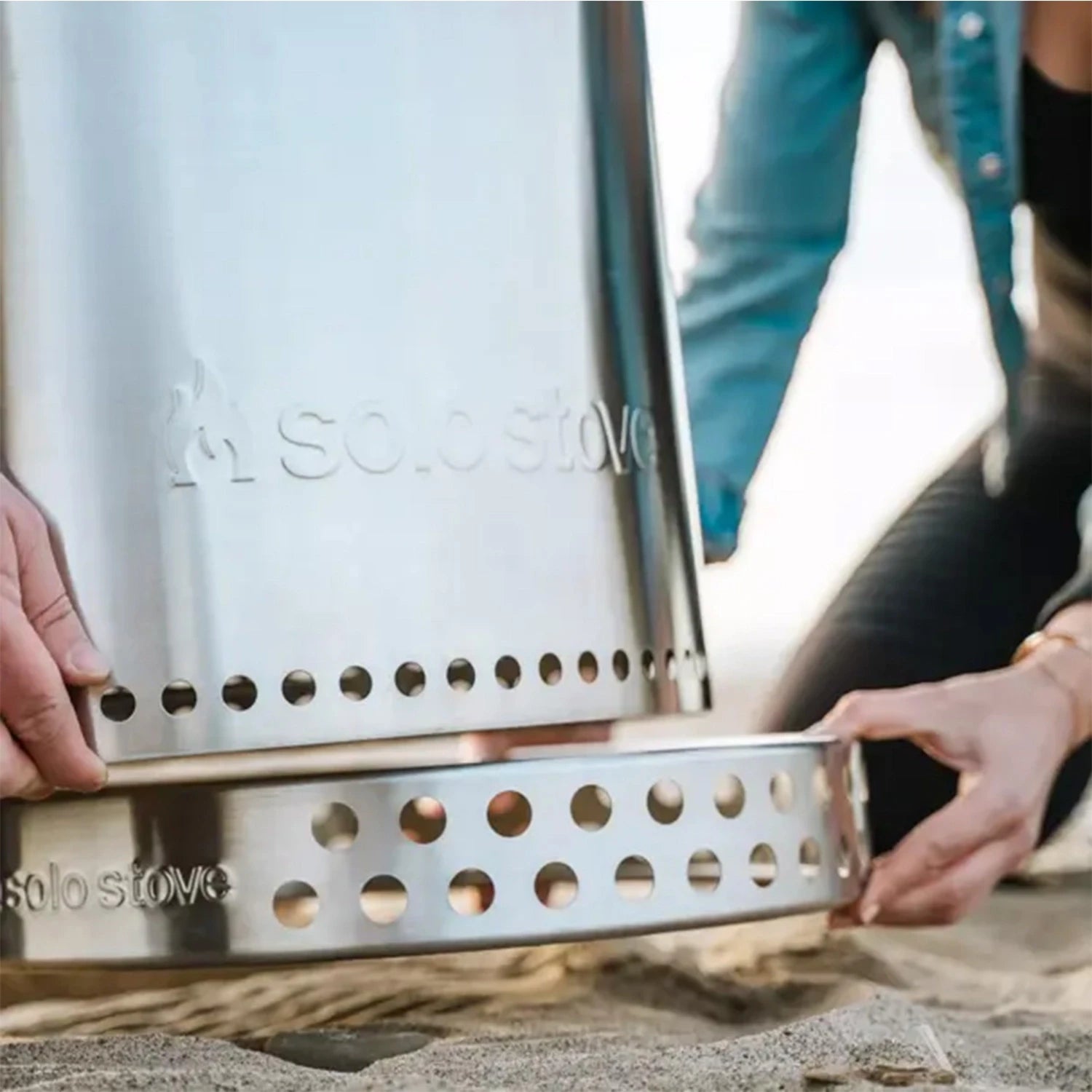 Solo Stove Bonfire Stand in Stainless Steel