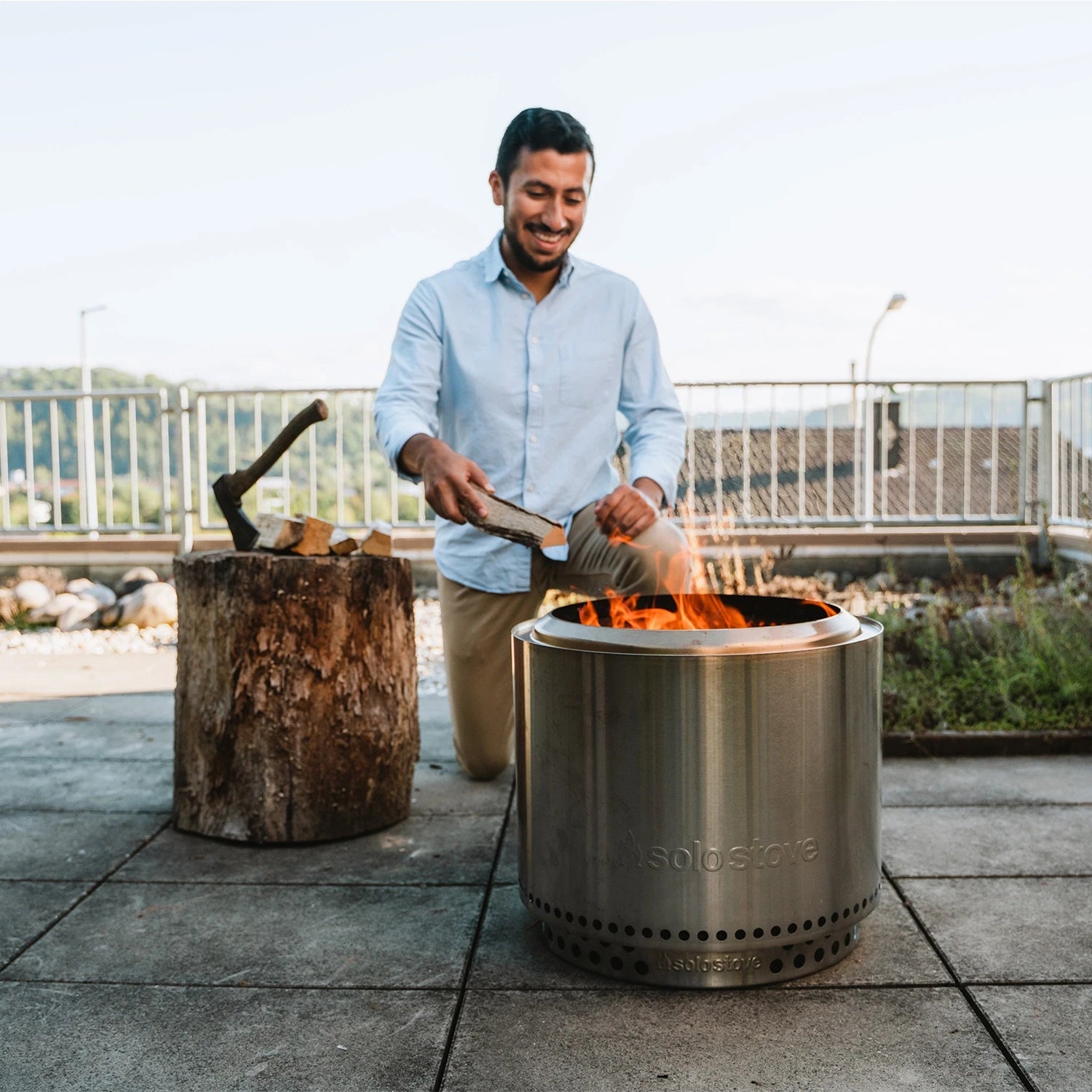 Bonfire + Stand 2.0 Smokeless Fire Pit