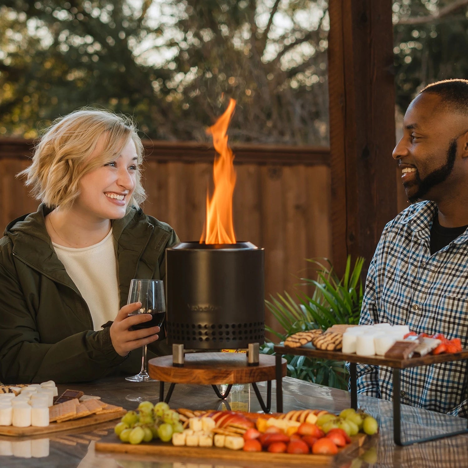 Mesa XL  Ash - Tabletop Fire Pit