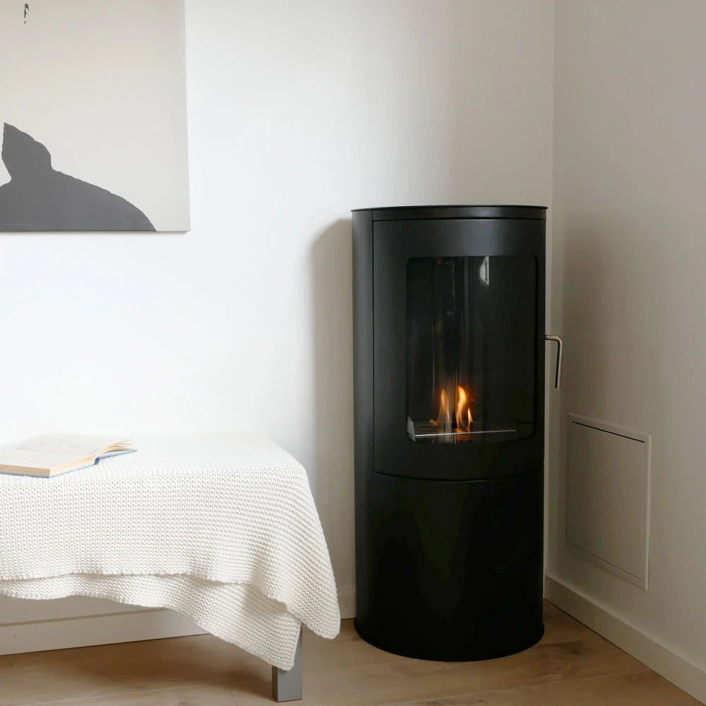 Richmond - Bioethanol Fire Stove with Flat Back