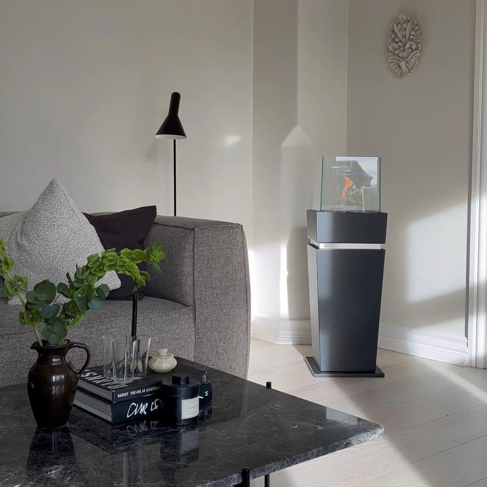 Lareira a Bioetanol Elegante - Preto