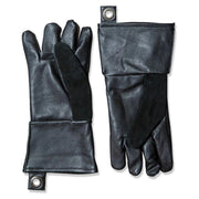 BBQ Gloves - Black Leather - Pair