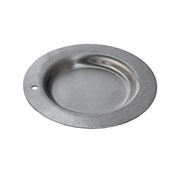 Bowl for fragrance oil for bio fireplaces in steel
